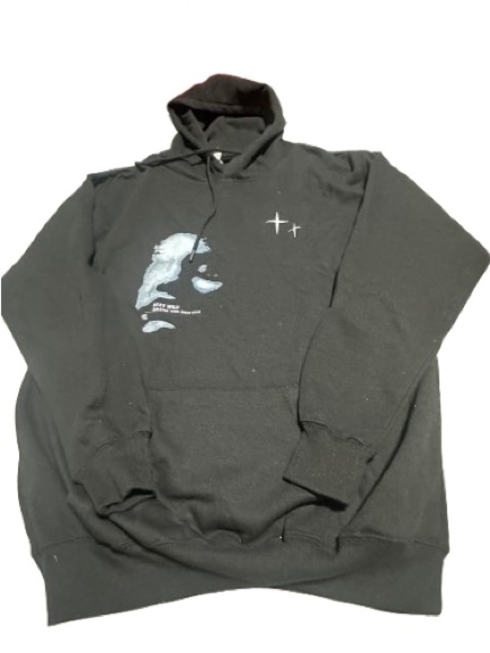 Black Graphic Juice World Hoodie Sweatshirt - Unbranded